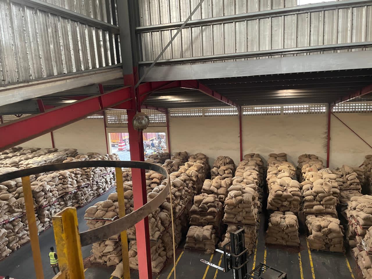 Secure cocoa storage